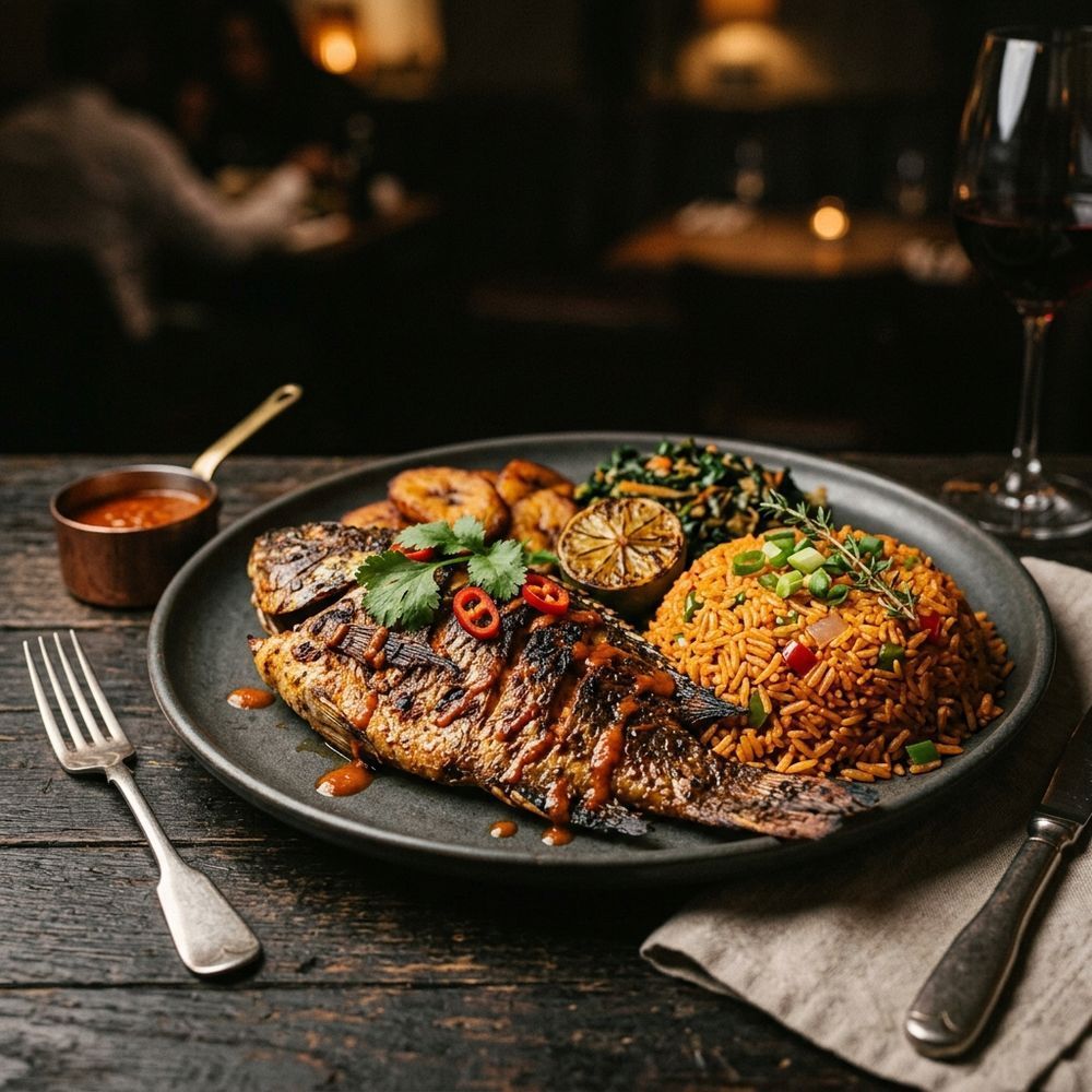 Plat local dressé, photographie culinaire haut de gamme